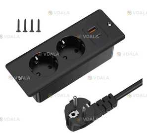 Вбудований подовжувач-розетка - VDALA.PRO