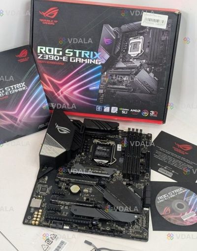 Материнська плата Asus rog Strix Z390-E Gaming\s1151\pci-E - VDALA.PRO