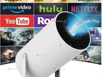 Проектор для домашнього кінотеатру HY300 4К Android 11 Wi-Fi - VDALA.PRO