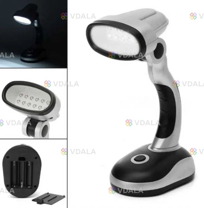 Настільна світлодіодна лампа на батарейках. - VDALA.PRO