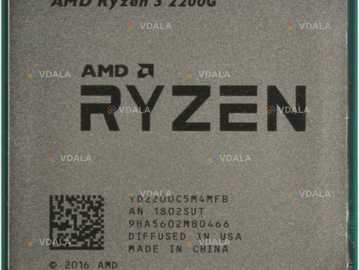 Процесор AMD Ryzen 3 2200G 65W tray am4 - VDALA.PRO