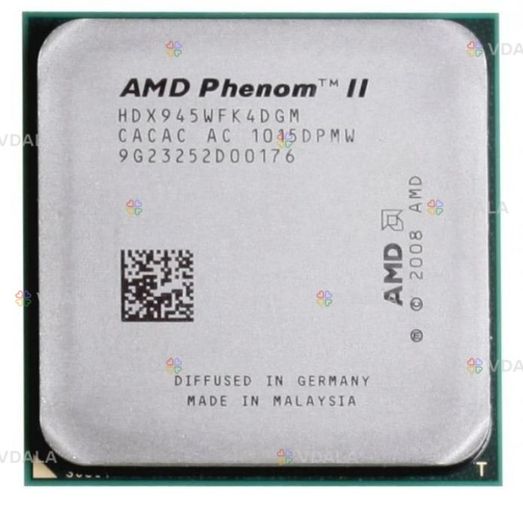 Am2+/Am3 AMD Phenom ii x4 945 С2/C3 3.0 Mhz 95W есть опт - VDALA.PRO