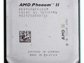 Am2+/Am3 AMD Phenom ii x4 945 С2/C3 3.0 Mhz 95W есть опт - VDALA.PRO