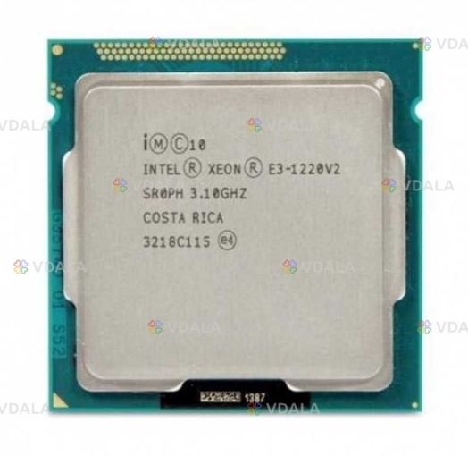 Процесор Xeon E3 1220v2 69W (i5 3470 без відео ядра) s1155 - VDALA.PRO
