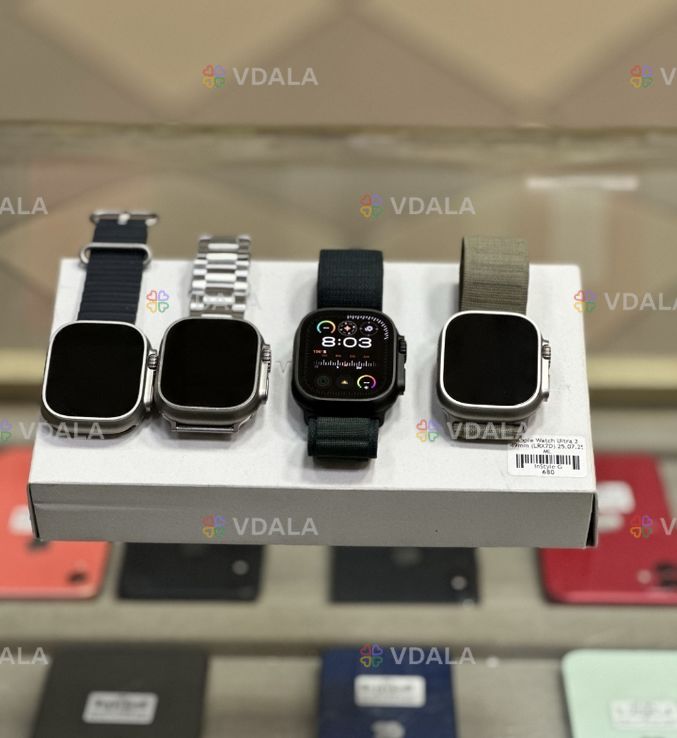 Apple Watch Ultra 1/2 49mm Black / Titanium / епл вотч уль - VDALA.PRO