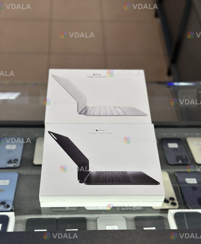 Original Apple iPad Magic Keyboard Black / White на iPad Original Apple iPad Magic Keyboard Black / White на iPad - VDALA.PRO