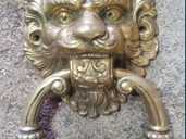 Лев на двері латунь новий - VDALA.PRO - 1