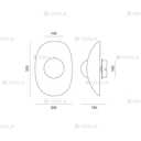 Світильник настінний для ванної дзеркала Бургунді - 9 Світильник настінний для ванної дзеркала Бургунді - VDALA.PRO - 9