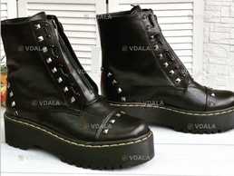Шкіряні жіночі чоботи - VDALA.PRO