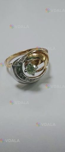 Золотое кольцо с бриллиантами Золотое кольцо с бриллиантами - VDALA.PRO