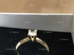 Кольцо с бриллиантом 0,44 ct -отличный подарок! - VDALA.PRO