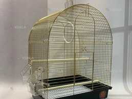 Клетка для попугаев А417Gold, 35х28х46 см - VDALA.PRO