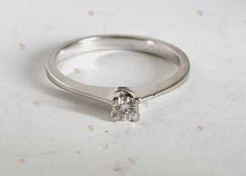 Кольцо с бриллиантом 0.15ct - VDALA.PRO