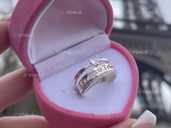 Каблучка Я кохаю тебе Срібло Золото Срібна з пластиною Золота - 1 Каблучка Я кохаю тебе Срібло Золото Срібна з пластиною Золота - VDALA.PRO - 1