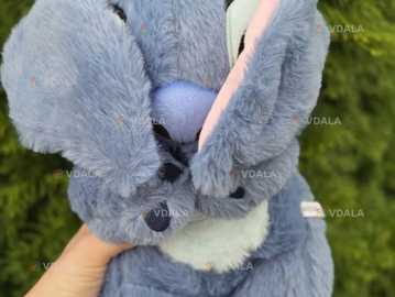 Дышащий Стич Stich ночник синий, Детская плюшевая мягкая игрушка - VDALA.PRO
