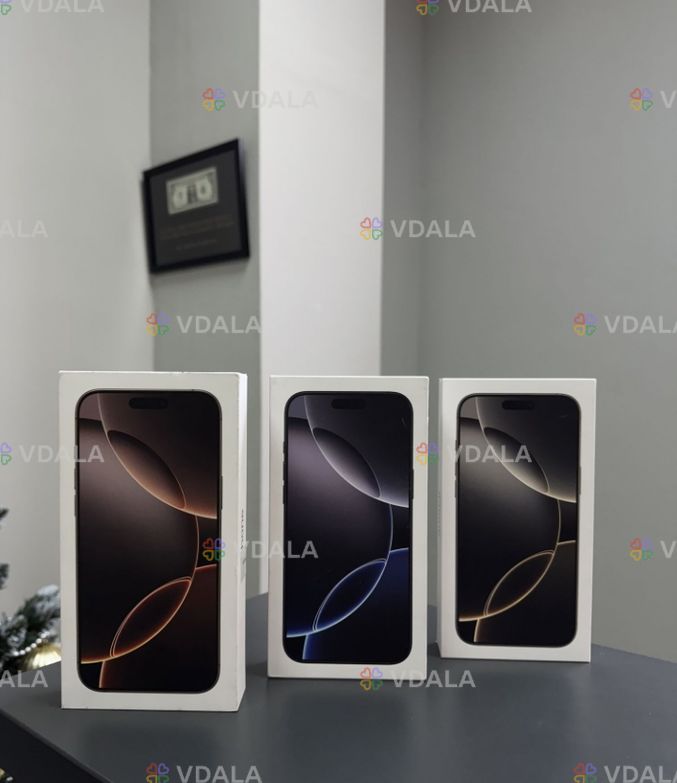 New iPhone 16 Pro Max 256/512/1TB Desert/Natural/Black/Whi New iPhone 16 Pro Max 256/512/1TB Desert/Natural/Black/Whi - VDALA.PRO