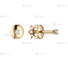 Сережка з діамантом - VDALA.PRO
