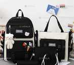 Рюкзак школьный модный 5 в 1 + брелок Медвежонок роспродажа - VDALA.PRO - 1