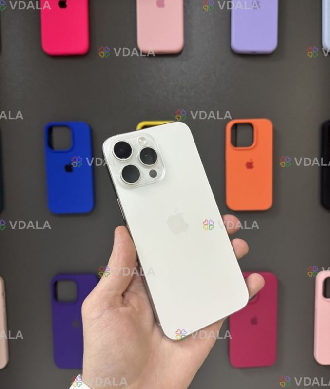 iPhone 15 Pro Max 256gb White Titanium Neverlock 100% + Га iPhone 15 Pro Max 256gb White Titanium Neverlock 100% + Га - VDALA.PRO