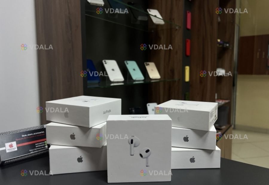 Оригінальні навушники AirPods 3 Open Box Оригінальні навушники AirPods 3 Open Box - VDALA.PRO