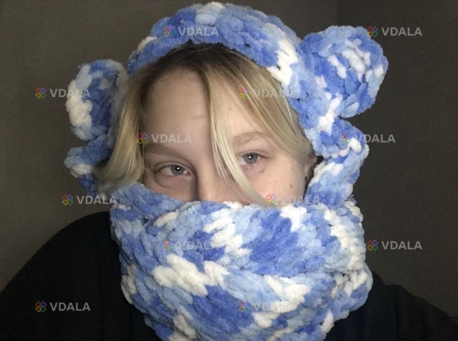 Шарф-капюшон | Ручна робота Шарф-капюшон | Ручна робота - VDALA.PRO