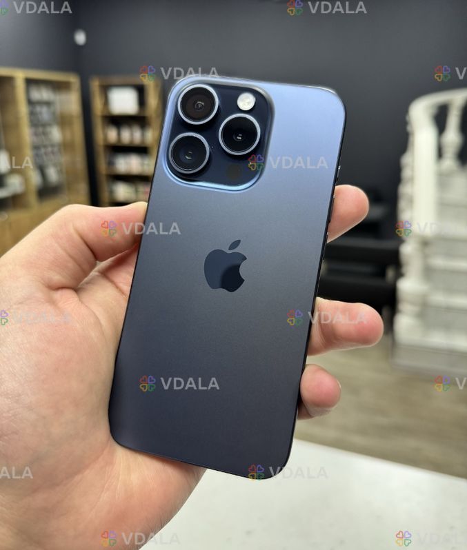iPhone 15 Pro 128gb Blue Titanium Neverlock від Магазину! - VDALA.PRO