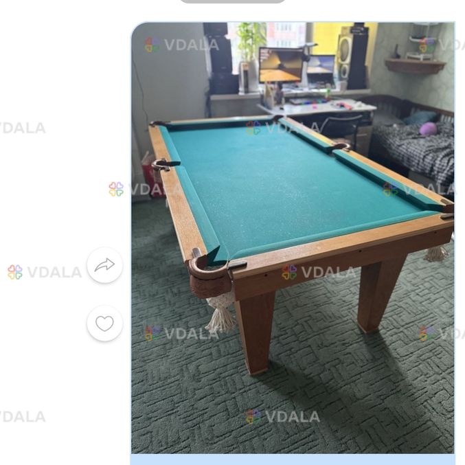 більярдний стіл - VDALA.PRO