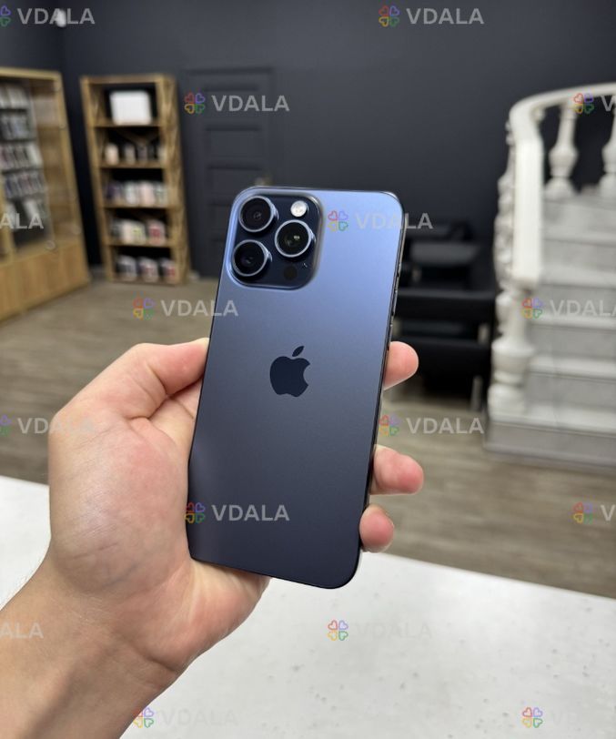 iPhone 15 Pro Max 256gb Blue Titanium Neverlock від Магазину! iPhone 15 Pro Max 256gb Blue Titanium Neverlock від Магазину! - VDALA.PRO