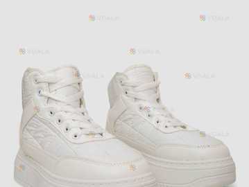 Жіночі зимові кросівки на хутрі | Білі | Теплі | Новинка 2024 - VDALA.PRO