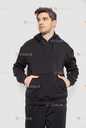 👕 Чоловічий спортивний костюм на флісі | Чорний | Теплий | З капюшоно - 3 👕 Чоловічий спортивний костюм на флісі | Чорний | Теплий | З капюшоно - VDALA.PRO - 3