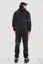 👕 Чоловічий спортивний костюм на флісі | Чорний | Теплий | З капюшоно - 5 👕 Чоловічий спортивний костюм на флісі | Чорний | Теплий | З капюшоно - VDALA.PRO - 5