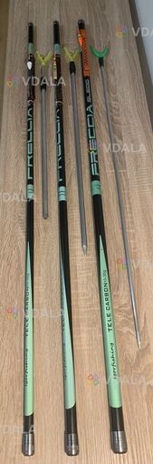 Вудилища махові карбонові «Freccia” 6m.,5m.,4m.в комплекті Вудилища махові карбонові «Freccia” 6m.,5m.,4m.в комплекті - VDALA.PRO