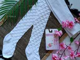 Білі ажурні дитячі колготки - VDALA.PRO