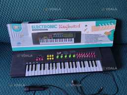 Синтезатор 44 клавіші дитяче піаніно батарейки/USB - VDALA.PRO
