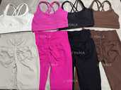 Акція ! Лосини гладкі однотон чорні для спорту, фітнесу - VDALA.PRO - 3