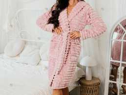 Короткий теплий жіночий халат - VDALA.PRO