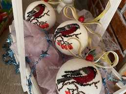 Вишиті новорічні іграшки - VDALA.PRO