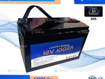 Акумулятор LiFePO4 12V 100Ah - VDALA.PRO