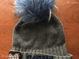 Детская шапка с пушистым помпоном - VDALA.PRO