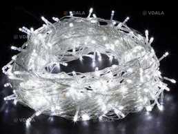 Гирлянда прозрачный провод (белая и цветная) 100,200,400,500 лампочек - VDALA.PRO