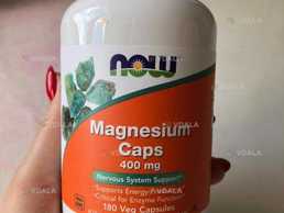 Магний, 400 мг в одной капсуле, США, 180 капсул - VDALA.PRO