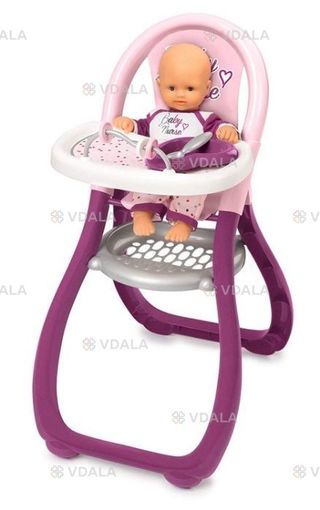 Стульчик для кормления пупса Smoby Ваby Nurse 220342 Стульчик для кормления пупса Smoby Ваby Nurse 220342 - VDALA.PRO