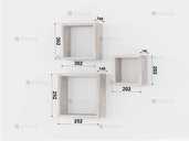 Комплект навісних полиць (А-27) - VDALA.PRO - 6