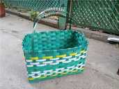 Плетені корзини з упаковочної стрічки. - 1 Плетені корзини з упаковочної стрічки. - VDALA.PRO - 1