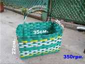 Плетені корзини з упаковочної стрічки. - 9 Плетені корзини з упаковочної стрічки. - VDALA.PRO - 9