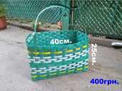 Плетені корзини з упаковочної стрічки. - 11 Плетені корзини з упаковочної стрічки. - VDALA.PRO - 11