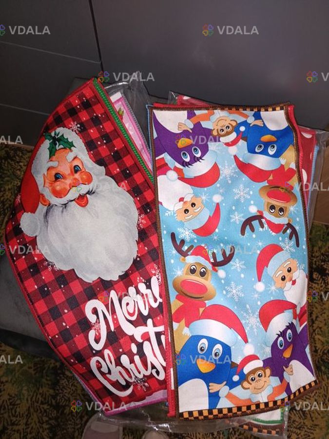 Кухонное новогоднее полотенце размер 25*50 - VDALA.PRO