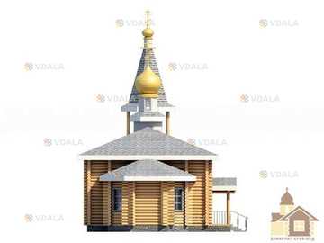 Церква зрубна під ключ – дерев’яний храм - VDALA.PRO