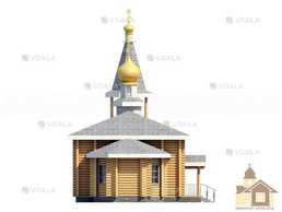 Церква зрубна під ключ – дерев’яний храм - VDALA.PRO