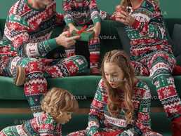 Розпродаж!!! Новорічні піжами Фемілі лук - VDALA.PRO